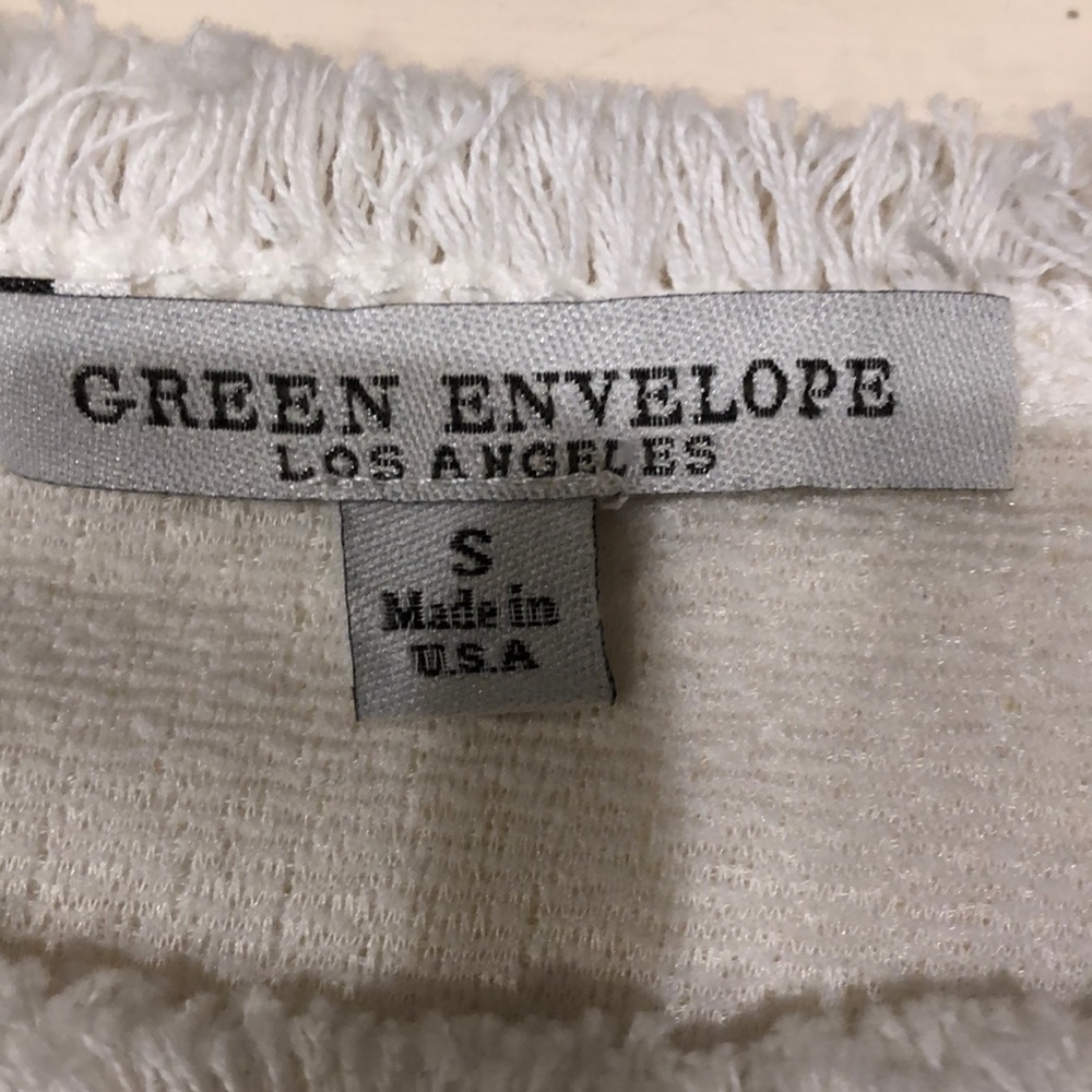 GREEN ENVELOPE top - Picture 2 of 3